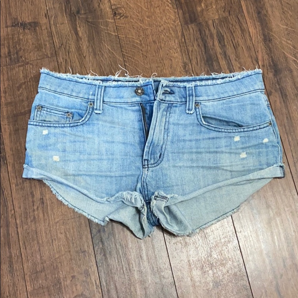 LF Carmar Distressed Jean Shorts